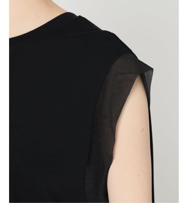 Spick and Span「《追加予約》オーガンジーコンビルーズプルオーバー」|Tシャツ・カットソー|