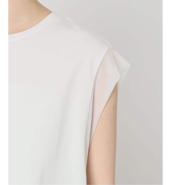Spick and Span「《追加予約》オーガンジーコンビルーズプルオーバー」|Tシャツ・カットソー|