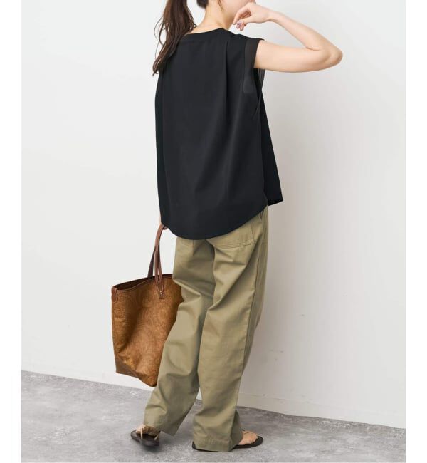 Spick and Span「《追加予約》オーガンジーコンビルーズプルオーバー」|Tシャツ・カットソー|