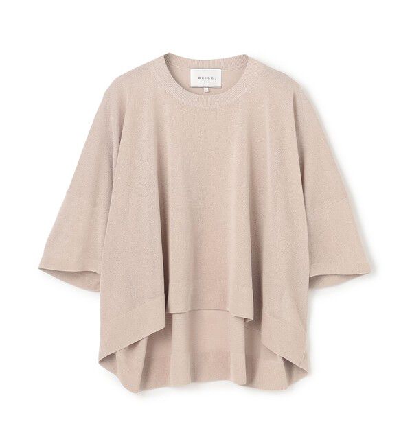 BEIGE,「YOOPER / ドライタッチ シアーニット」|ニット・セーター|