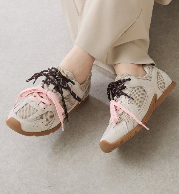  「【MOHI/モヒ 別注】MOHI&times;PAPILLONNER スニーカー」|スニーカー|サンドベージュ