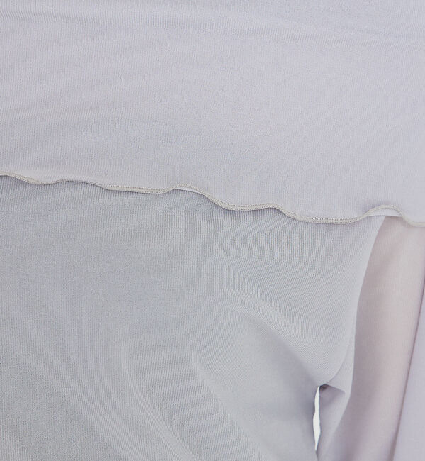 SELFIST「【2点セット】フリルオフショルカットソー&times;フリルビスチェ」|Tシャツ・カットソー|