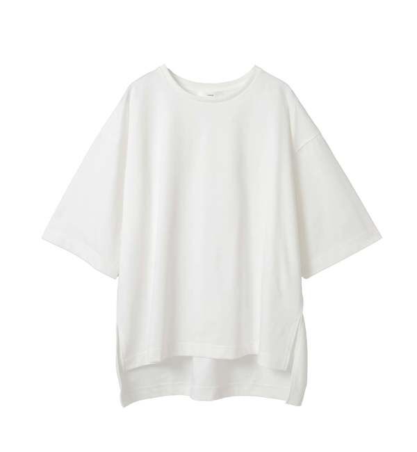 Liesse「ベーシック天竺Tシャツ」|Tシャツ・カットソー|ホワイト