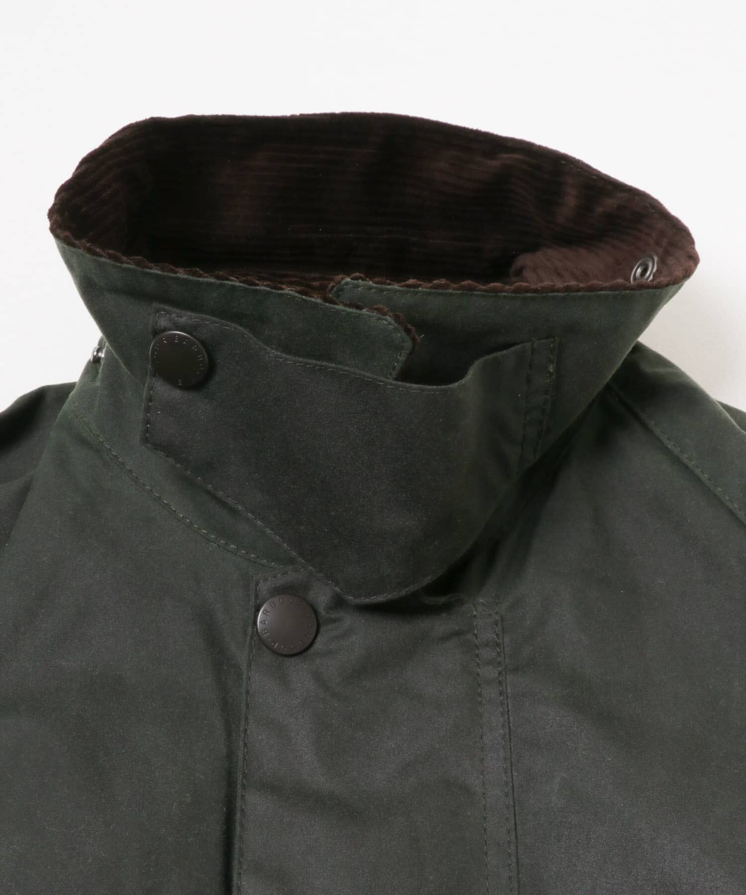 URBAN RESEARCH「Barbour　OS BEAUFORT WAX JACKET」|ノーカラーコート|