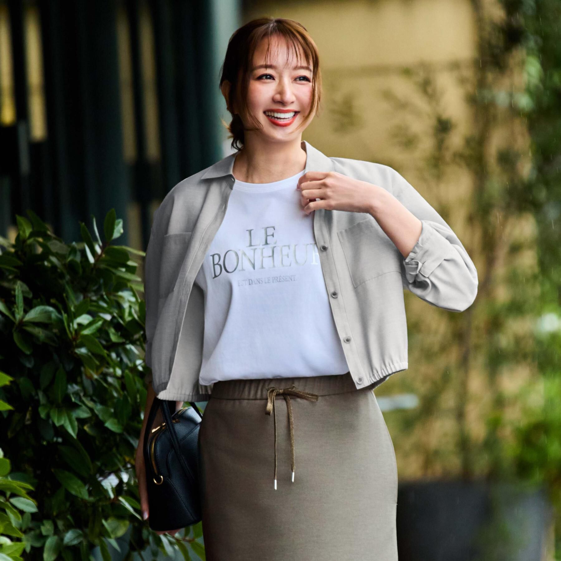 COUP DE CHANCE「【手洗い可／日本製】半袖ロゴTシャツ」|Tシャツ・カットソー|