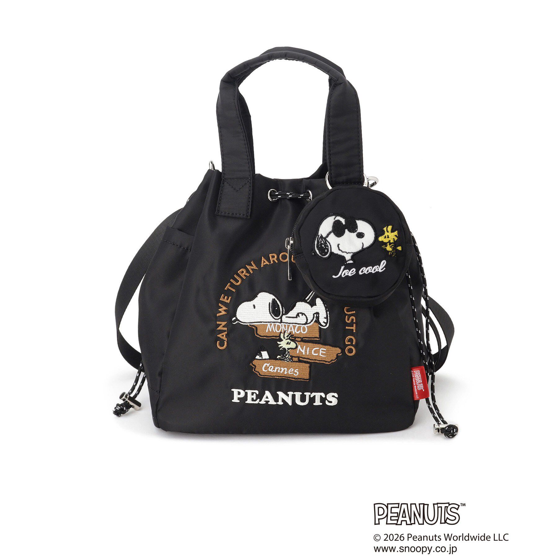grove「【PEANUTS】撥水サークルポーチ」|キーケース|
