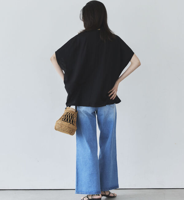 Doux archives「ウォッシャブル・ＵＶ機能機能スキッパーＴＯＰＳ」|Tシャツ・カットソー|