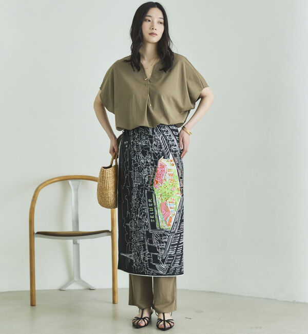 Doux archives「ウォッシャブル・ＵＶ機能機能スキッパーＴＯＰＳ」|Tシャツ・カットソー|