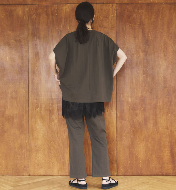 Doux archives「ウォッシャブル・ＵＶ機能機能スキッパーＴＯＰＳ」|Tシャツ・カットソー|