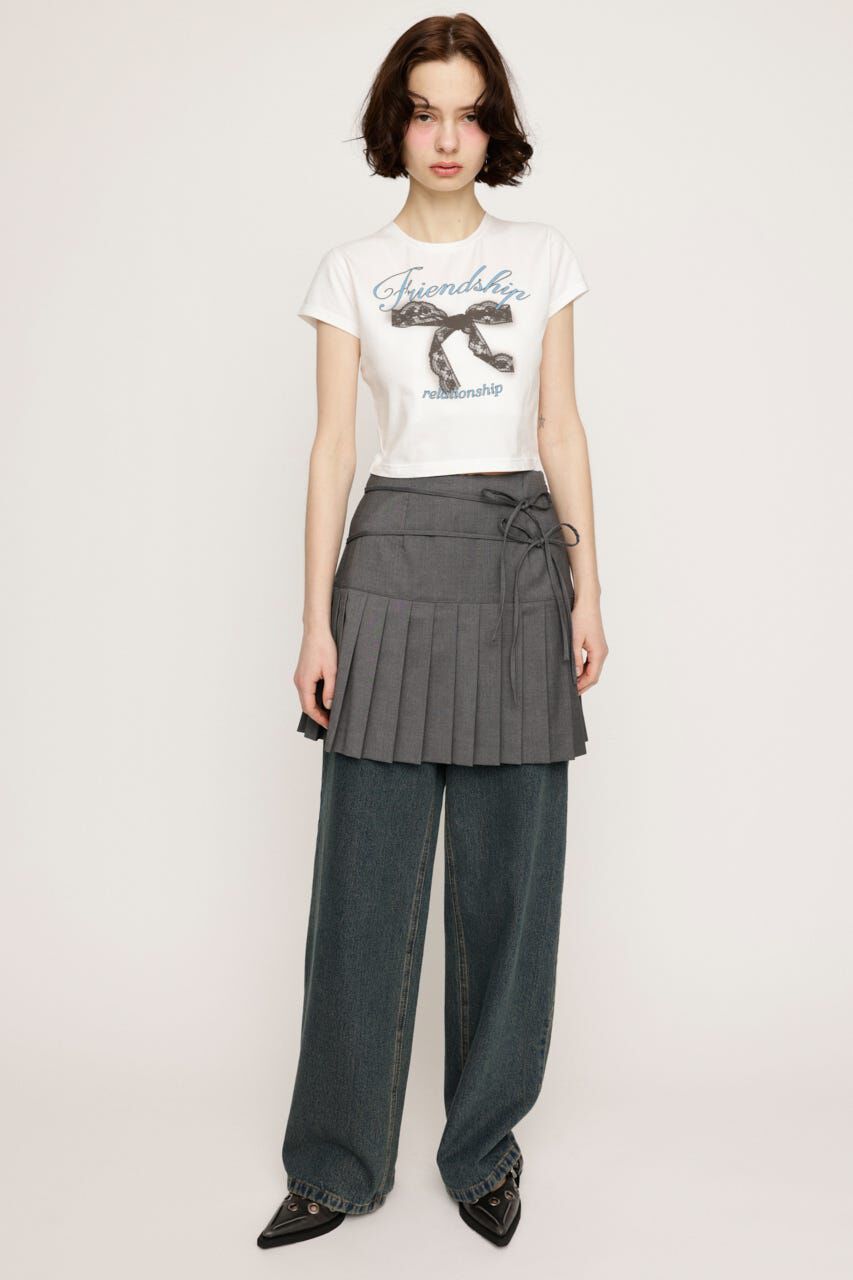 SLY「RIBBON COMPACT Tシャツ」|Tシャツ・カットソー|