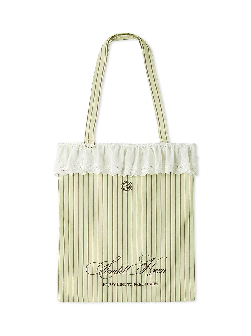 SNIDEL HOME「レーステープバリエカラートート」|トートバッグ|