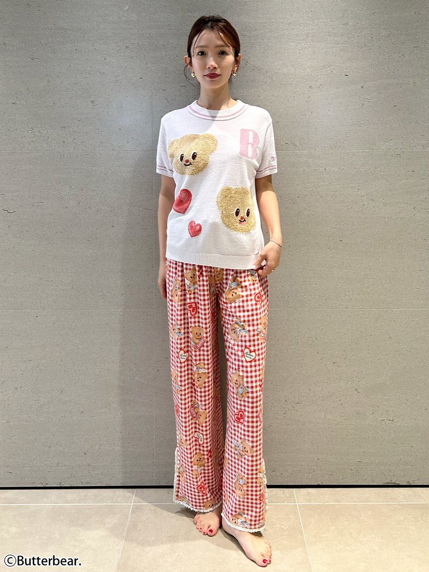 SNIDEL HOME「【BUTTERBEAR】ニットプルオーバー」|ルームウェア|