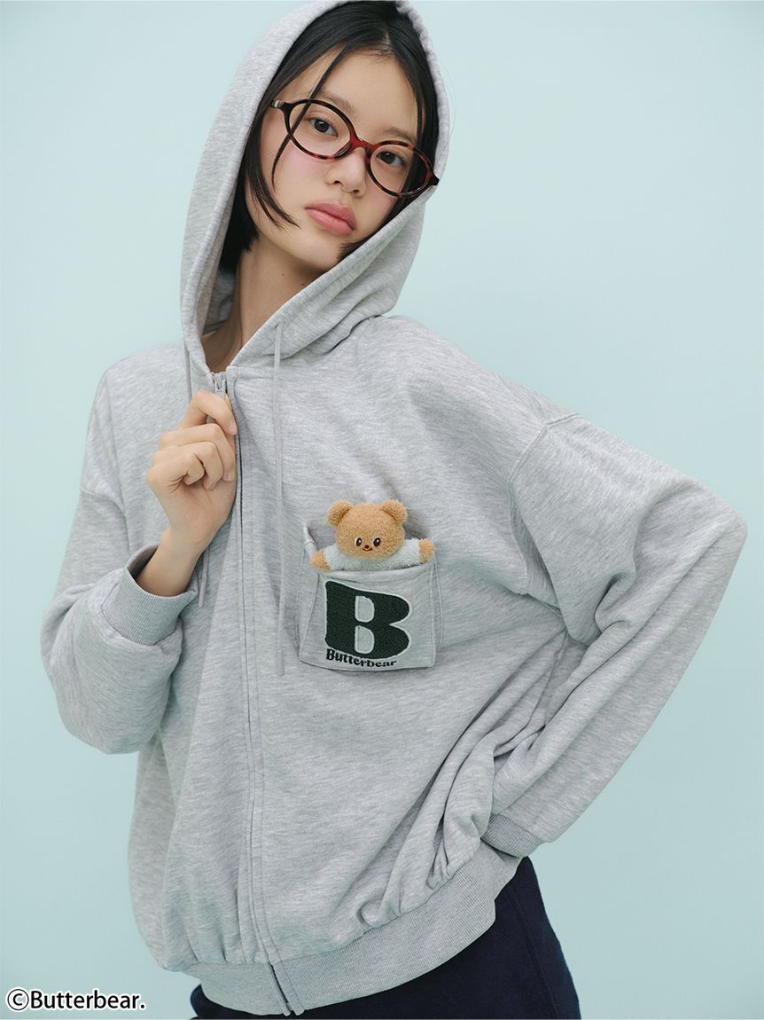 SNIDEL HOME「【BUTTERBEAR】パーカー」|ルームウェア|