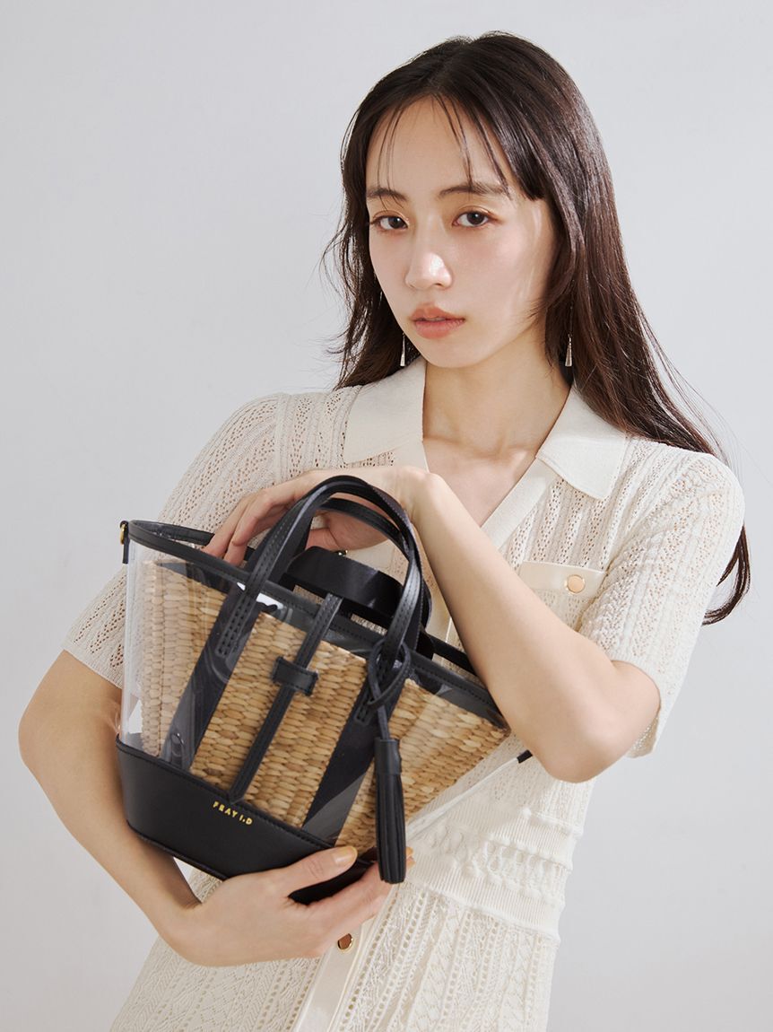 FRAY I.D「アイレットレースニットワンピース」|ワンピース|