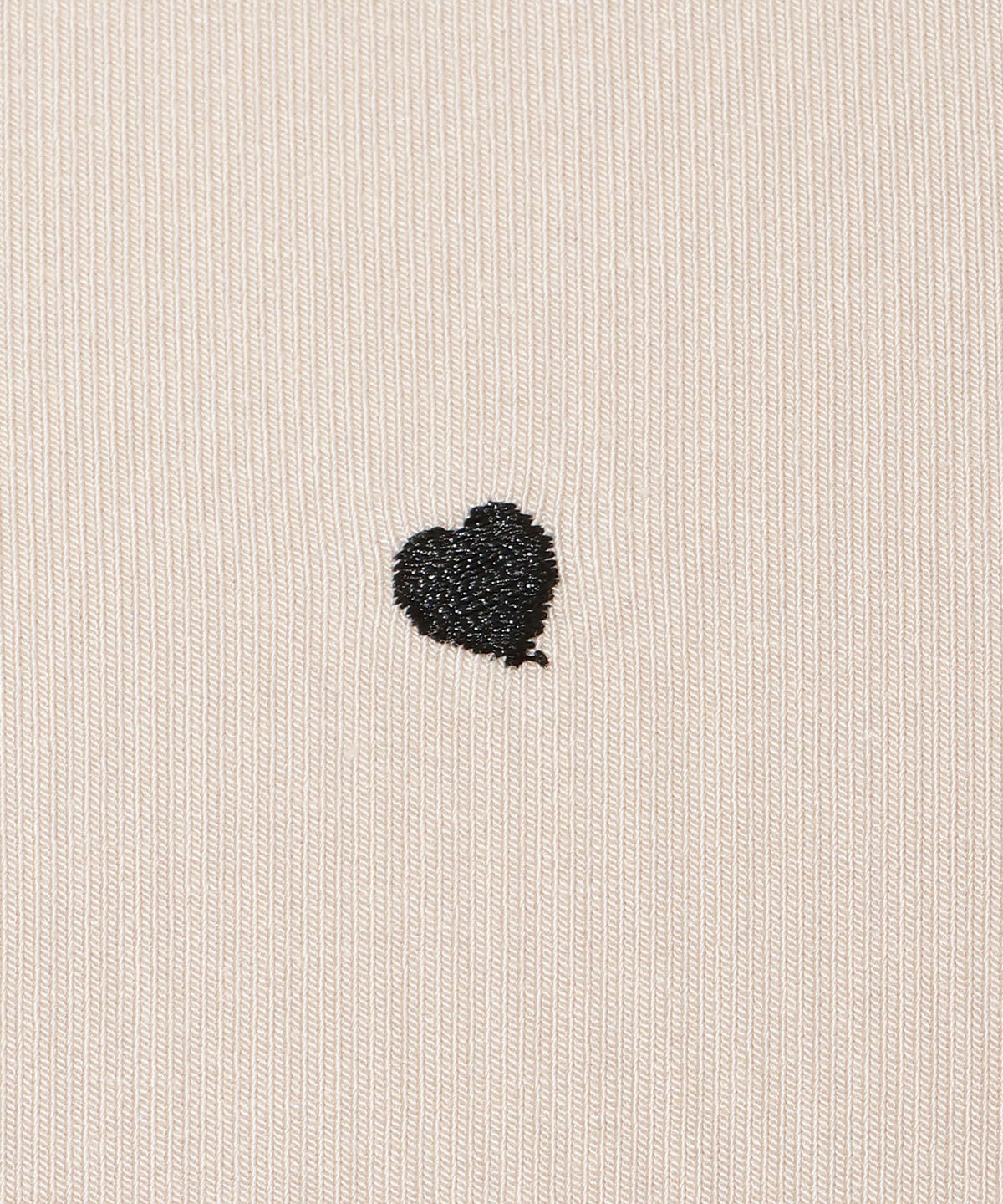 WILLSELECTION「ハート刺繍タックスリーブTシャツ」|Tシャツ・カットソー|