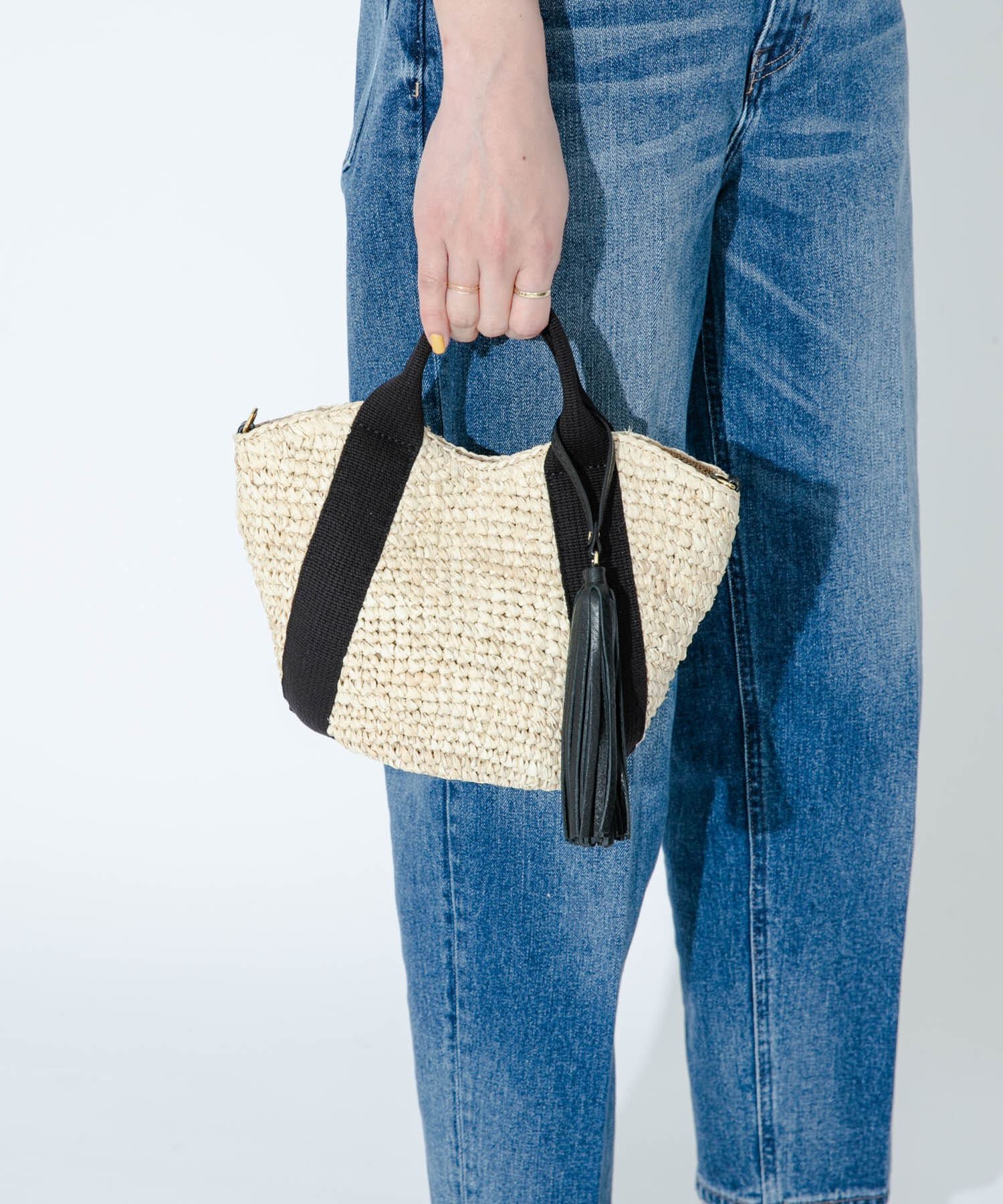 Sonny Label 「VIOLAd&rsquo;ORO　SANDRO V-8247」|かごバッグ|ブラック