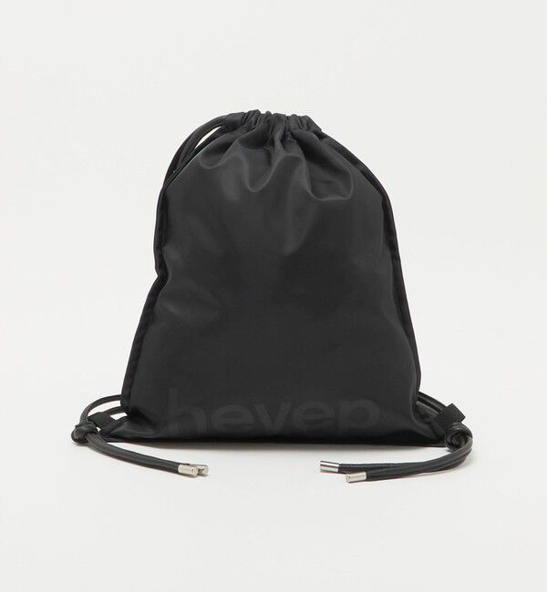 BEAUTY&YOUTH UNITED ARROWS「＜heyep＞ロゴ ナップサック」|リュック|BLACK
