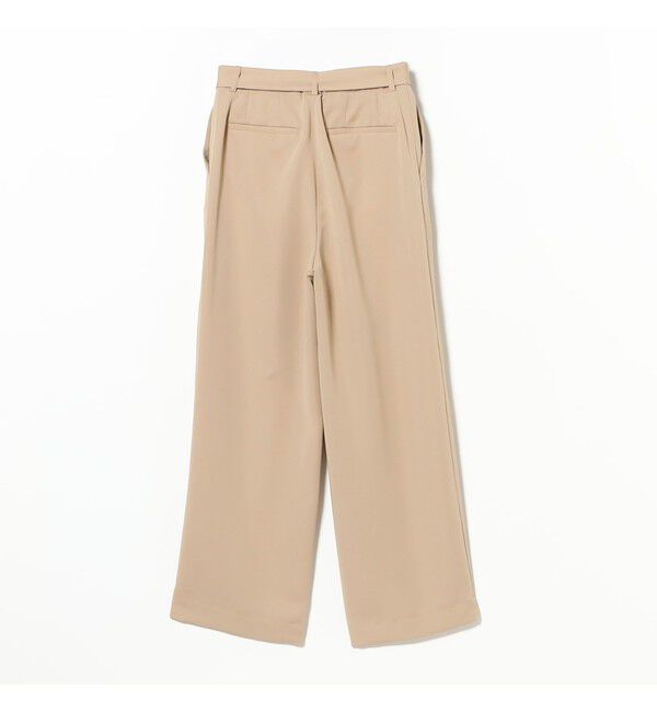 Demi-Luxe BEAMS 「ストレッチサテン タックパンツ」|チノ|