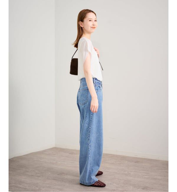 U by SPICK&SPAN「《接触冷感》ウォッシャブルリネンブレンドプルオーバー」|ニット・セーター|
