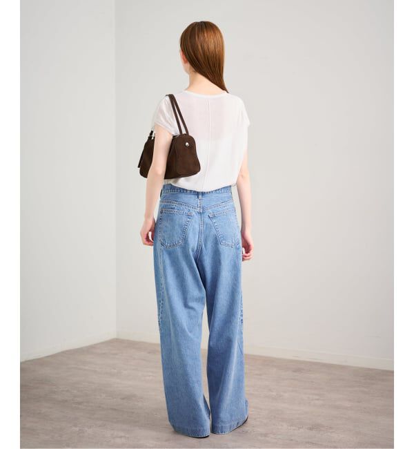 U by SPICK&SPAN「《接触冷感》ウォッシャブルリネンブレンドプルオーバー」|ニット・セーター|