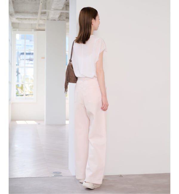 U by SPICK&SPAN「《接触冷感》ウォッシャブルリネンブレンドプルオーバー」|ニット・セーター|