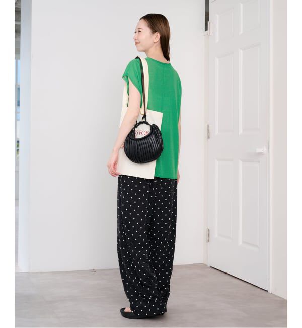 U by SPICK&SPAN「《接触冷感》ウォッシャブルリネンブレンドプルオーバー」|ニット・セーター|