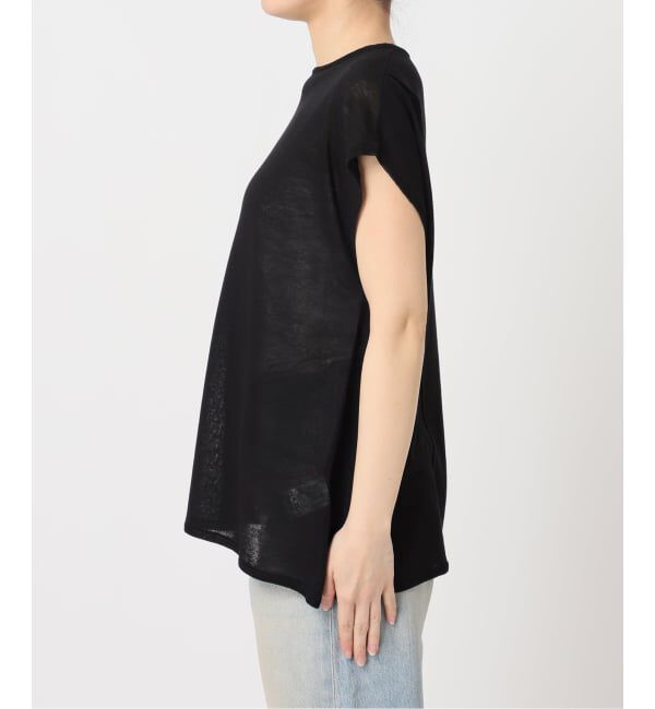 U by SPICK&SPAN「《接触冷感》ウォッシャブルリネンブレンドプルオーバー」|ニット・セーター|
