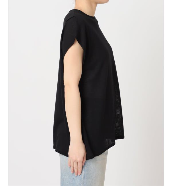 U by SPICK&SPAN「《接触冷感》ウォッシャブルリネンブレンドプルオーバー」|ニット・セーター|