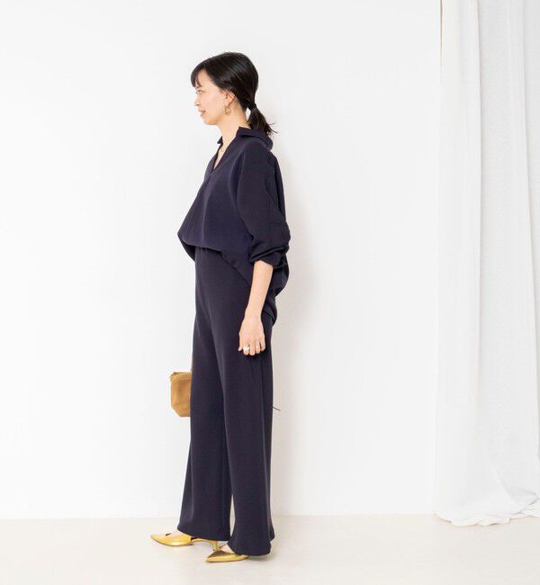 NOLLEY'S sophi「【一部WEB限定カラーアイテム】《セットアップ対応》ツイルバイヤス洗練美脚パンツ」|その他|