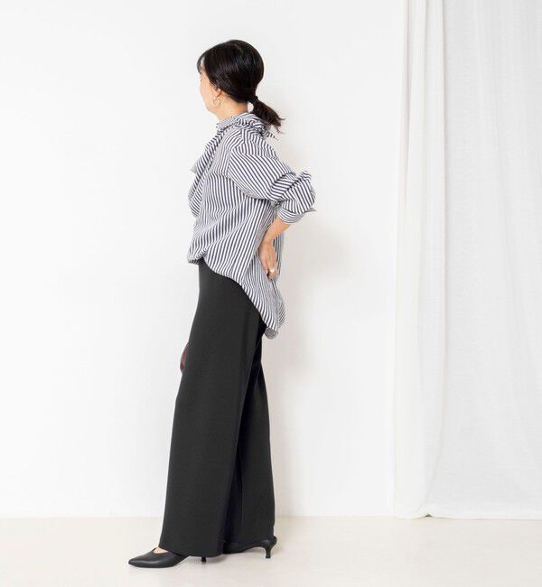 NOLLEY'S sophi「【一部WEB限定カラーアイテム】《セットアップ対応》ツイルバイヤス洗練美脚パンツ」|その他|