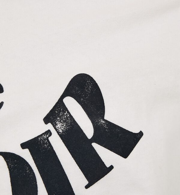 abahouse mavie「【新色チャコールグレー入荷】甘編み天竺フロッキープリントTシャツ」|Tシャツ・カットソー|