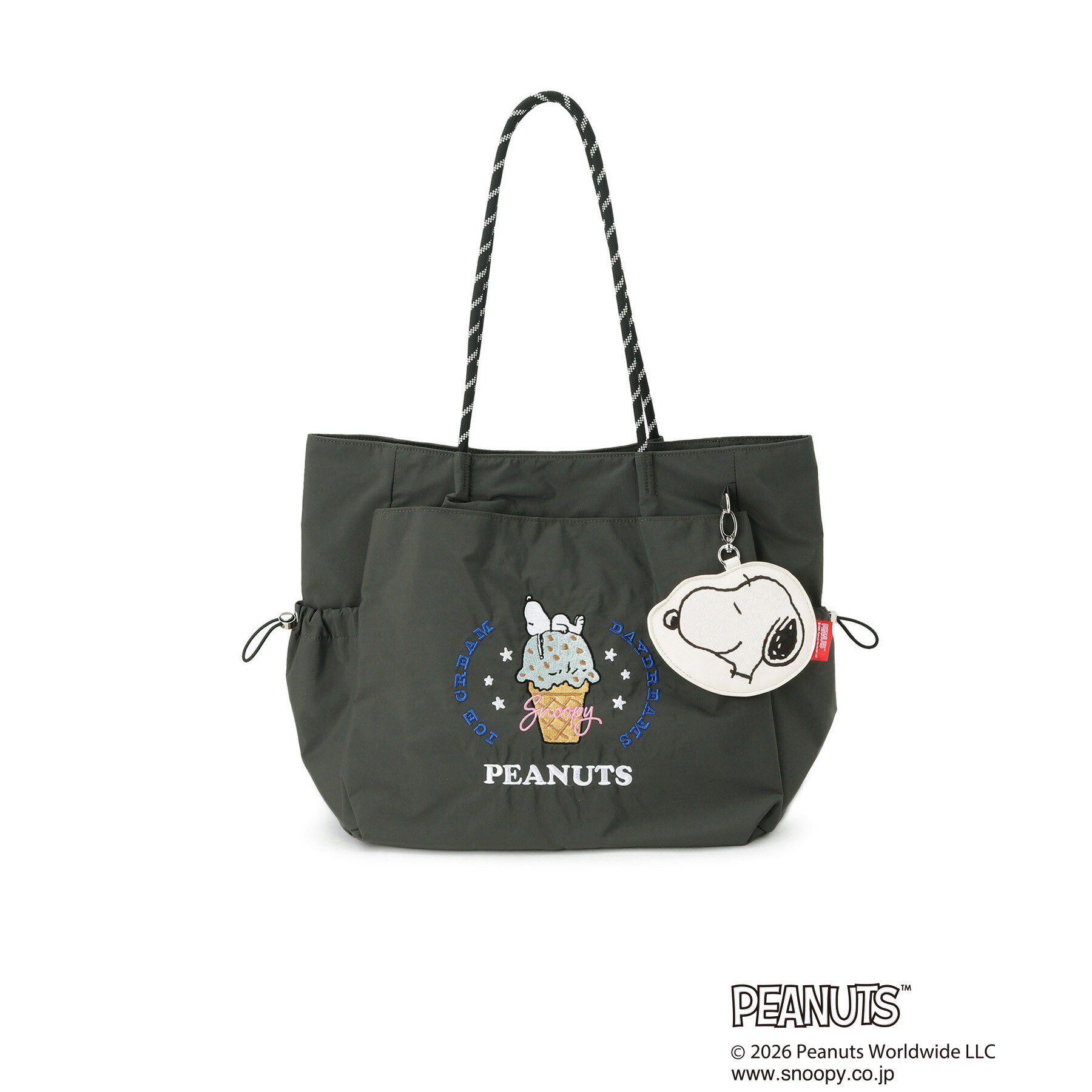 grove「【PEANUTS】カードポーチチャーム」|キーケース|