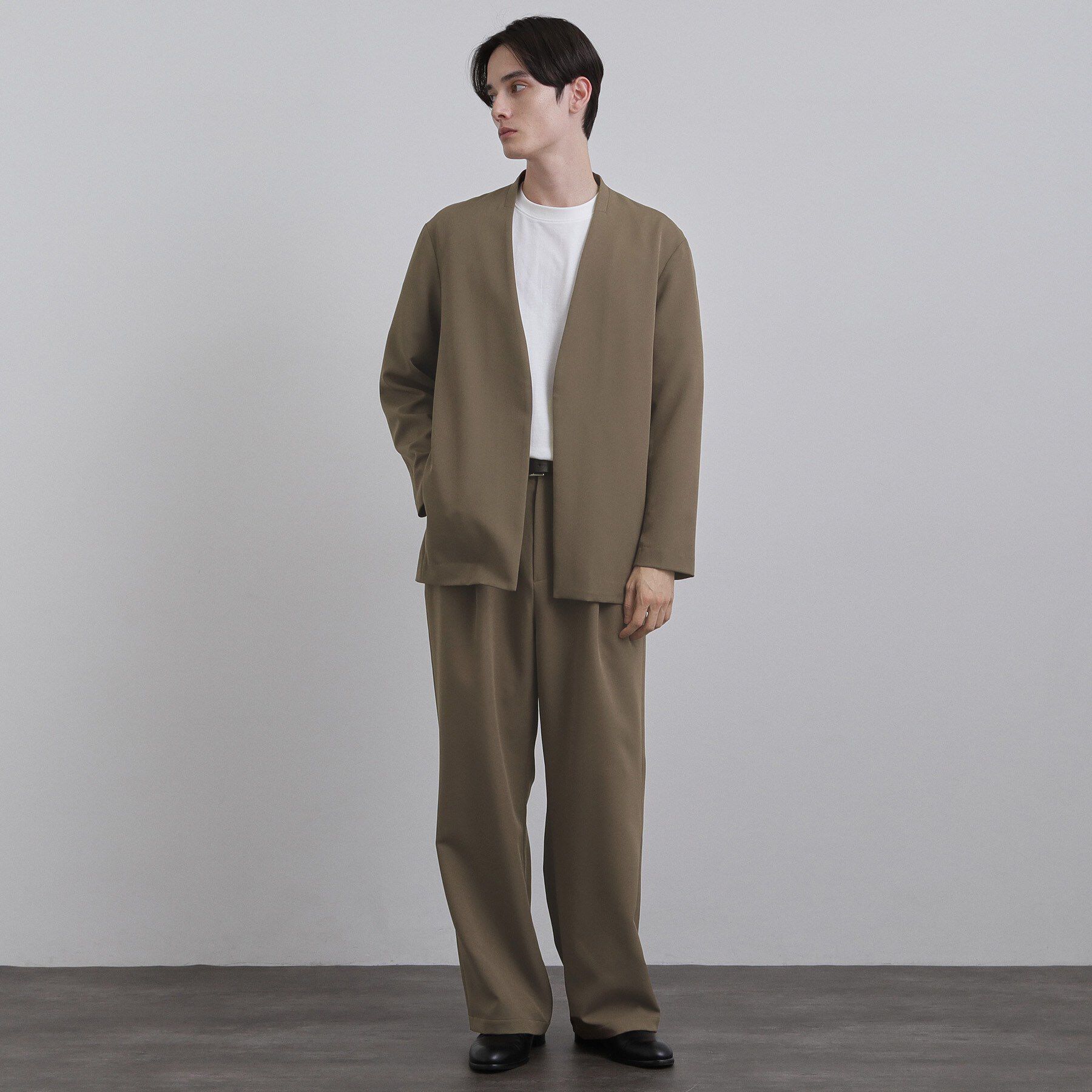 tk.TAKEO KIKUCHI「【360度ストレッチ】smart shiftシリーズ ノーカラージャケット」|ノーカラージャケット|