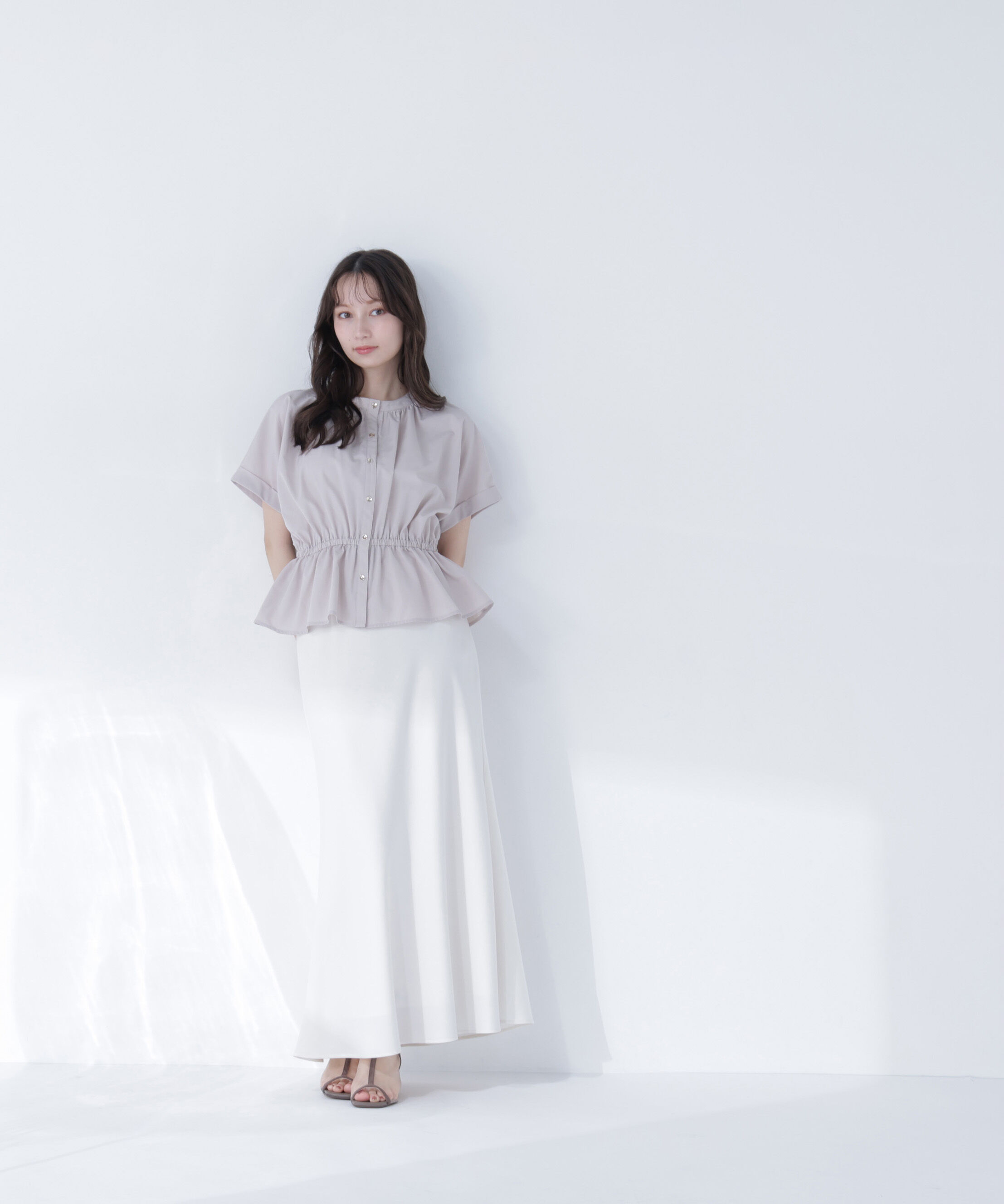  「〈ちょうど、いい服〉きゅっとふわっと。全部盛りブラウス」|シャツ・ブラウス|