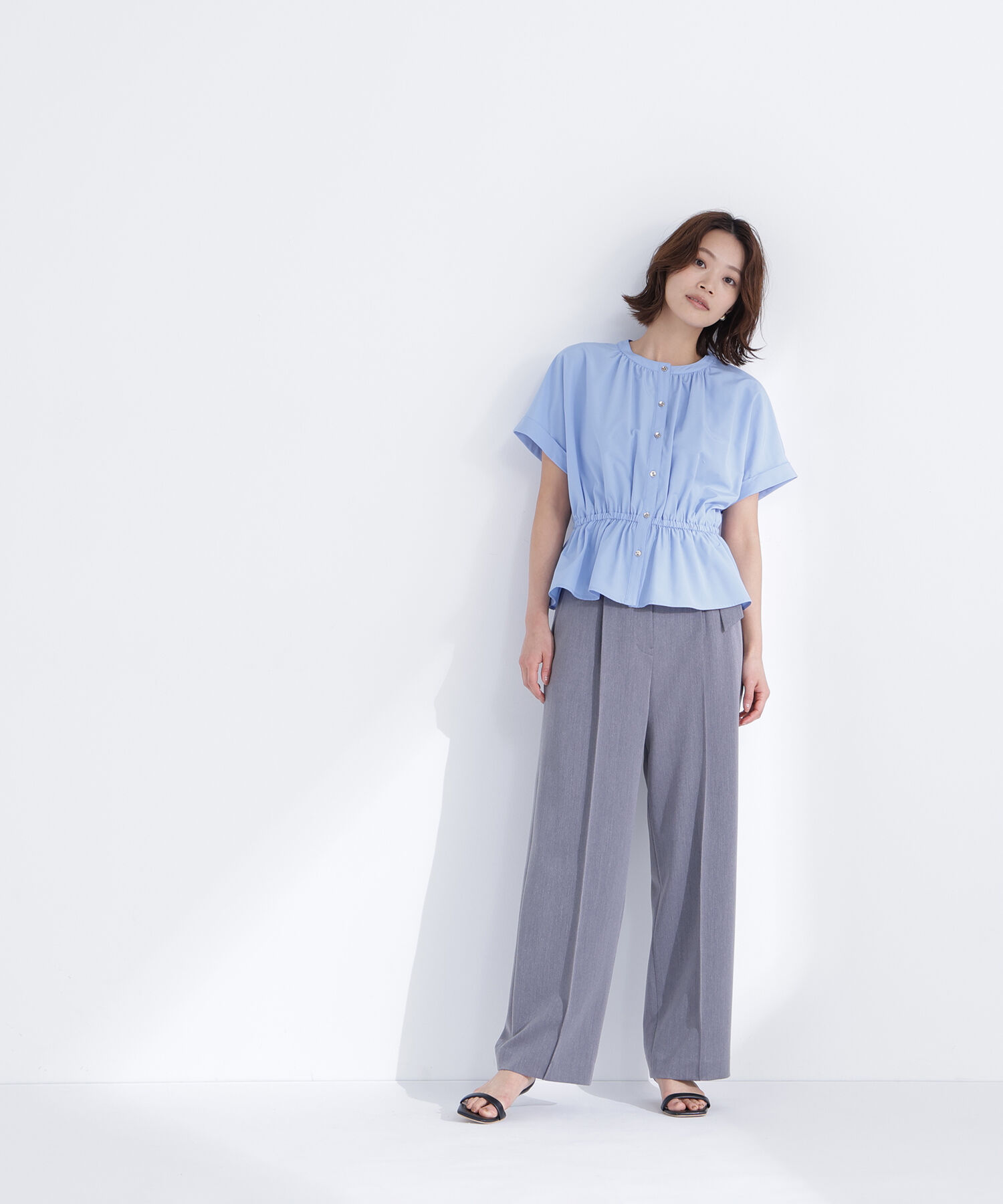  「〈ちょうど、いい服〉きゅっとふわっと。全部盛りブラウス」|シャツ・ブラウス|