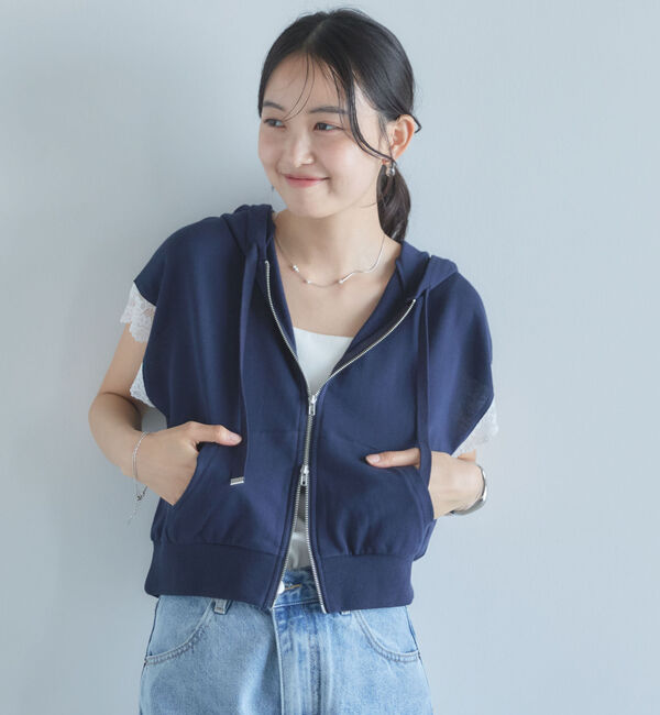 archives「レースフレンチＷ－ＺＩＰパーカー」|パーカー|NAVY