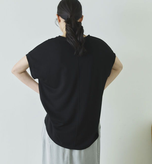 Doux archives「【１秒コーデ】ＮＥＷ多機能フレンチスリーブカットソー」|Tシャツ・カットソー|