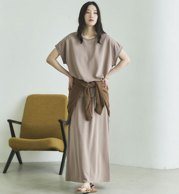 Doux archives「【１秒コーデ】ＮＥＷ多機能フレンチスリーブカットソー」|Tシャツ・カットソー|