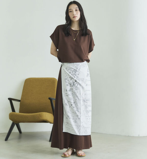 Doux archives「【１秒コーデ】ＮＥＷ多機能フレンチスリーブカットソー」|Tシャツ・カットソー|