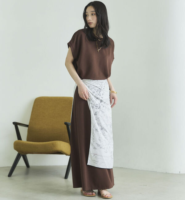 Doux archives「【１秒コーデ】ＮＥＷ多機能フレンチスリーブカットソー」|Tシャツ・カットソー|