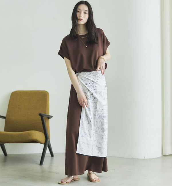 Doux archives「【１秒コーデ】ＮＥＷ多機能フレンチスリーブカットソー」|Tシャツ・カットソー|