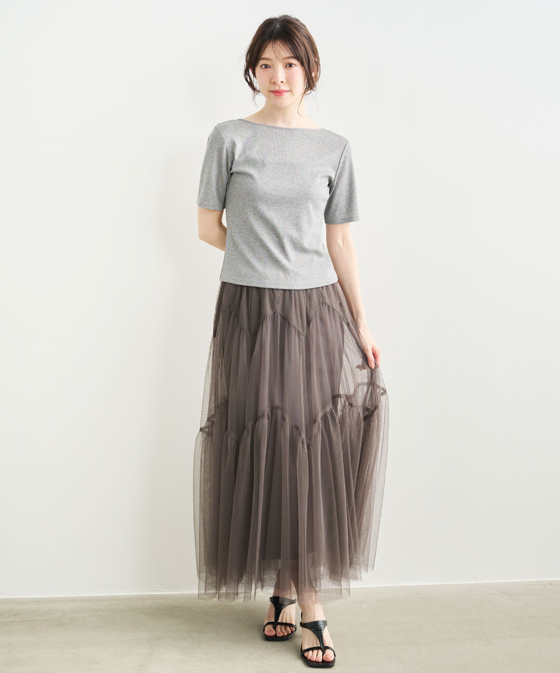 COCO DEAL「バックシャンカットソー」|Tシャツ・カットソー|