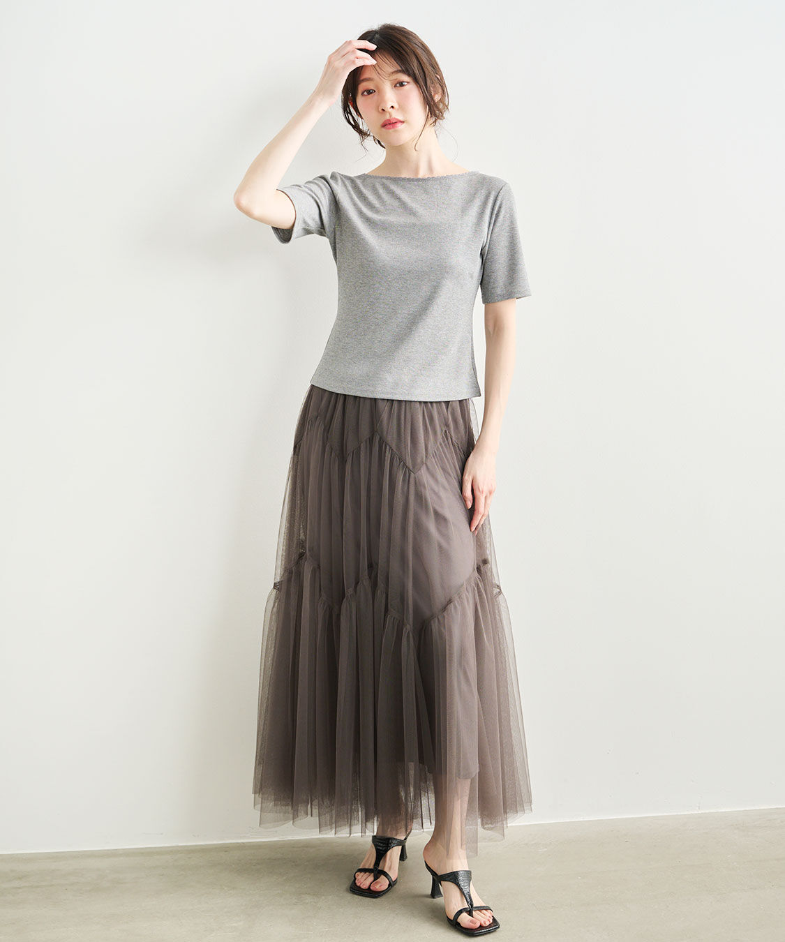 COCO DEAL「バックシャンカットソー」|Tシャツ・カットソー|