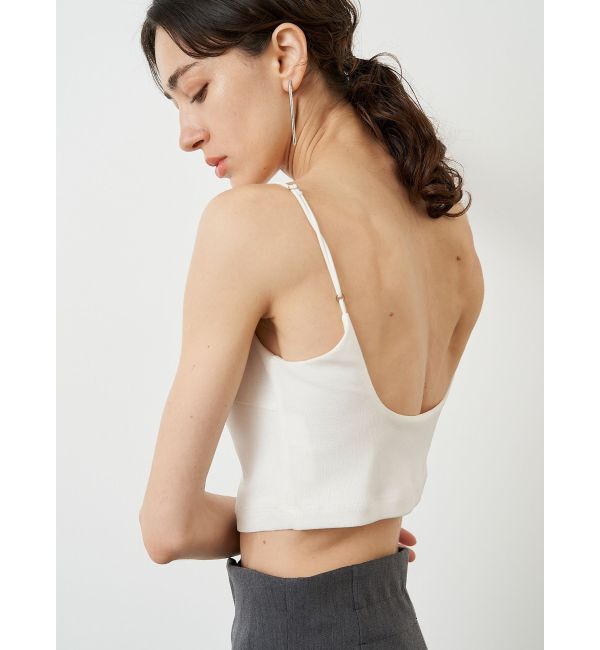 ELENDEEK「BACK OPEN PAD CAMI」|キャミソール|