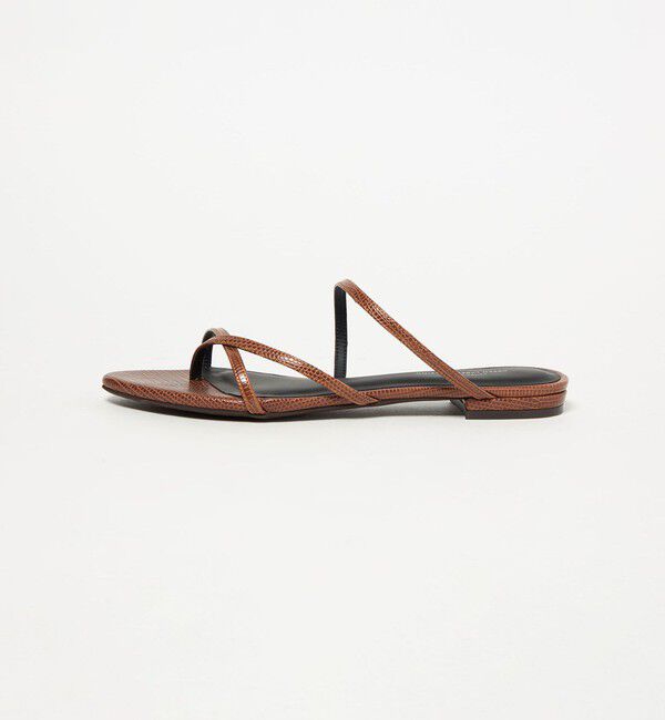 UNITED ARROWS green label relaxing「ライン フラット サンダル」|サンダル|