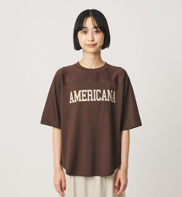 BEAUTY&YOUTH UNITED ARROWS「＜Americana＞フットボール Tシャツ」|Tシャツ・カットソー|
