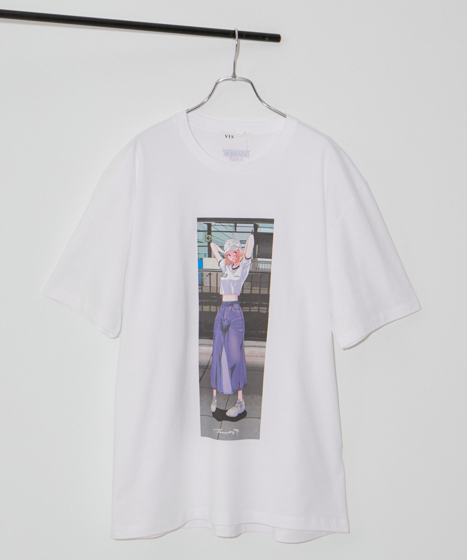 VIS「【tree13】アソートプリントTシャツ【洗える】」|Tシャツ・カットソー|ホワイト(10)