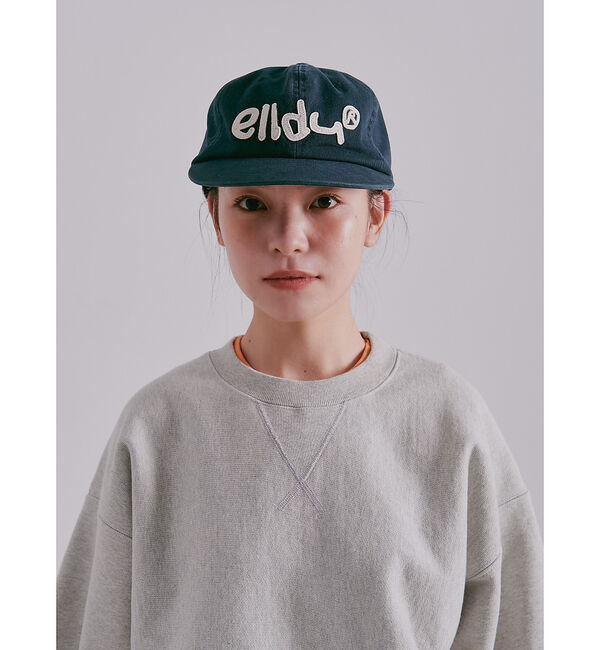 ABAHOUSE「【elldu/エルドゥ】elldu applique-ap/キャップ/ユニセック」|その他|ネイビー