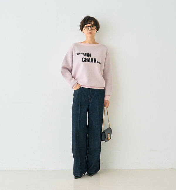 Rouge vif「ノエルロゴニットプルオーバー」|ニット・セーター|