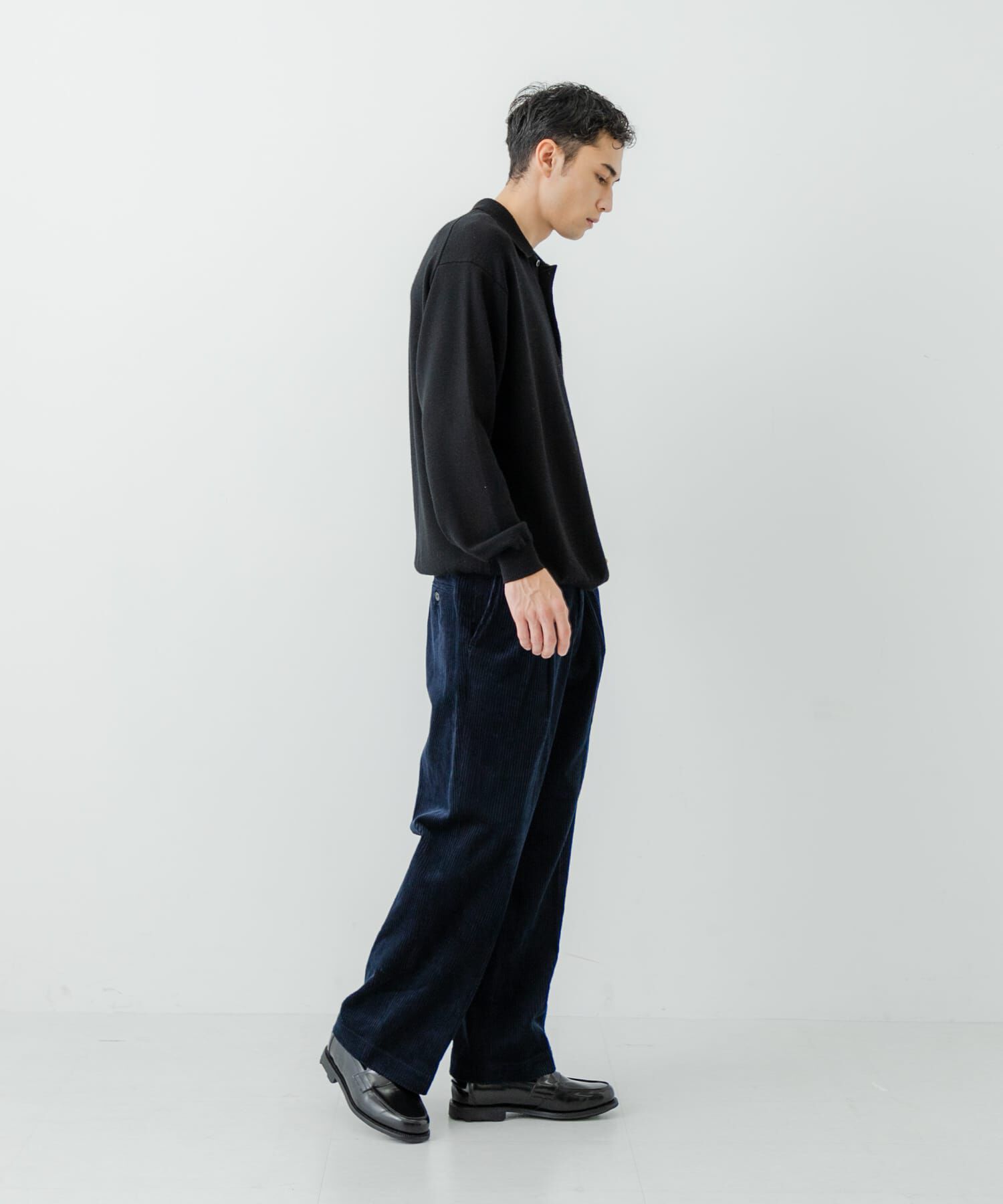 URBAN RESEARCH「CASH FEEL W/MID ニットポロ」|ニット・セーター|
